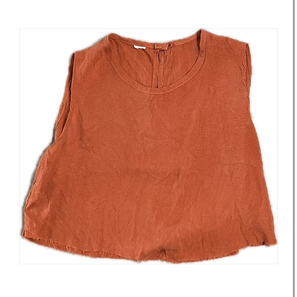 Women's Sleeveless Top in Rust